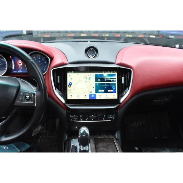 2013-2017 Maserati Ghibli Послепродажное радио беспроводное Carplay Android 10,4 дюйма