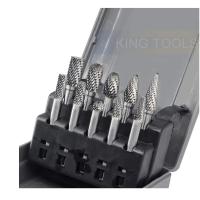 Rectifiant graver le carbure de tungstène de polissage Burr Set 10pcs 6mm pour le bois en métal