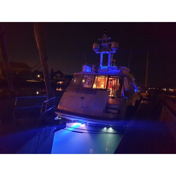 IP68 Waterproof Underwater Marine LED Light 60W RGBW Boat Accessories Part