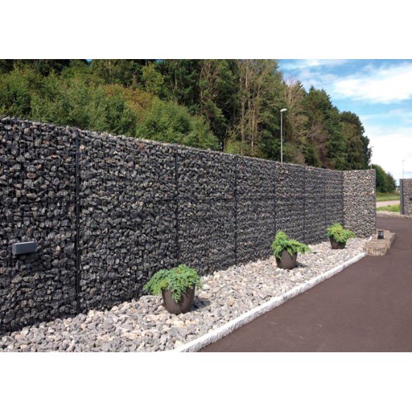Pvc Eco Friendy покрыл сетку диаметра 50mm*50mm Gabions 4mm сваренной сетки