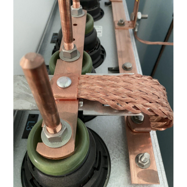 Flexible Copper Braid Strap High Current Electrical Bonding Cable For Power Equipment