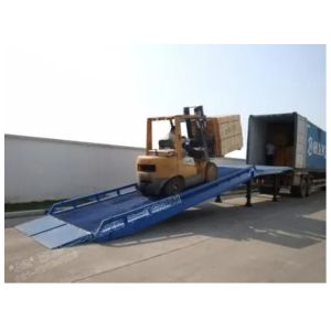Portable Loading Dock Ramps DCQ10-0.7 10 Ton Fixed Hydraulic Dock Leveler