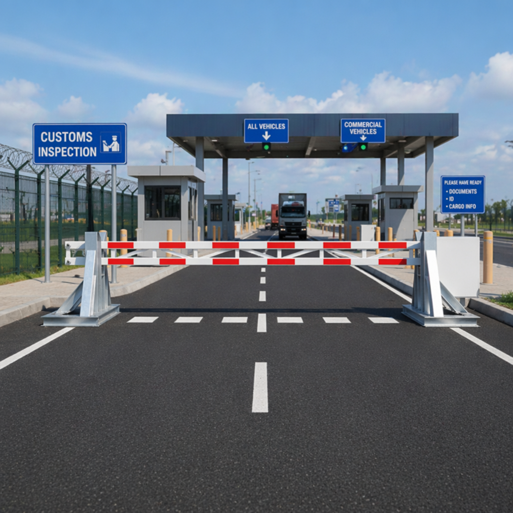 Road Barrier Gate electric traffic barrier designed for smooth and vehicle control at parking lots and gated communities