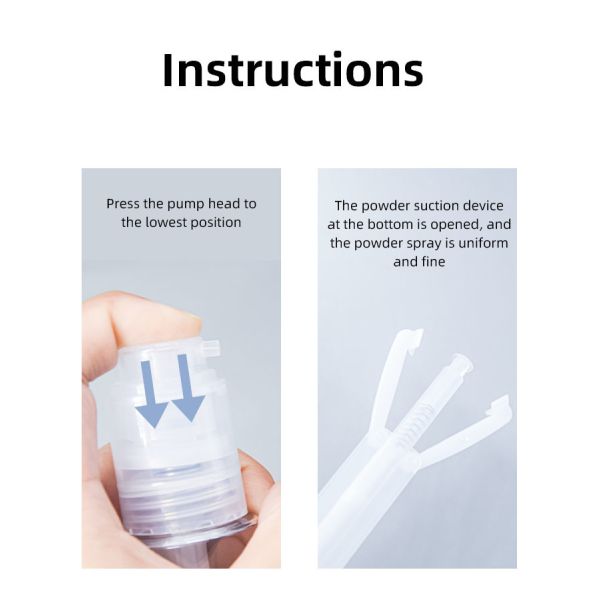 Бутылка BPA свободное 35ml 60ml спрейера порошка ЛЮБИМЦА пластиковая