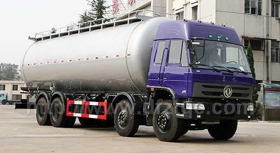Bottom Discharge Bulk Cement Truck Semi With Compressor Customized