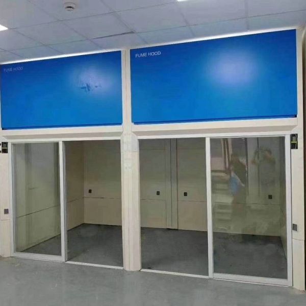 Walk In Modern Laboratory Furniture Fume Chamber In Chemistry Laboratory Ductless