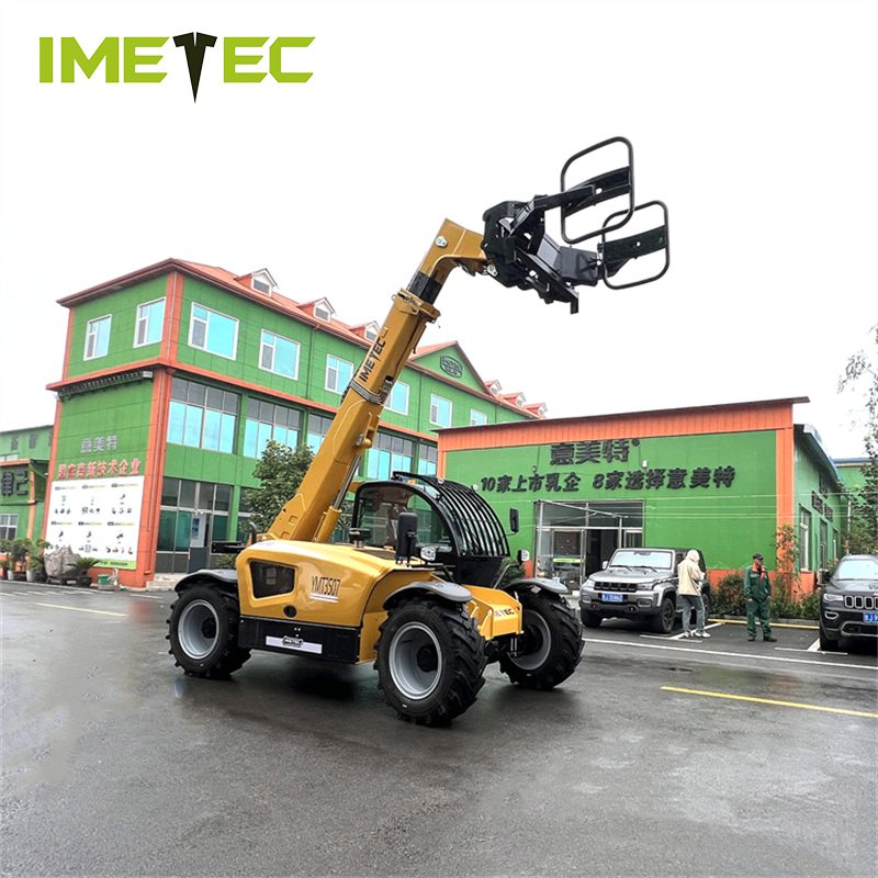 IMETEC Telescopic Handler Forklift with 3Ton Lifting Capacity Quick Hitch and