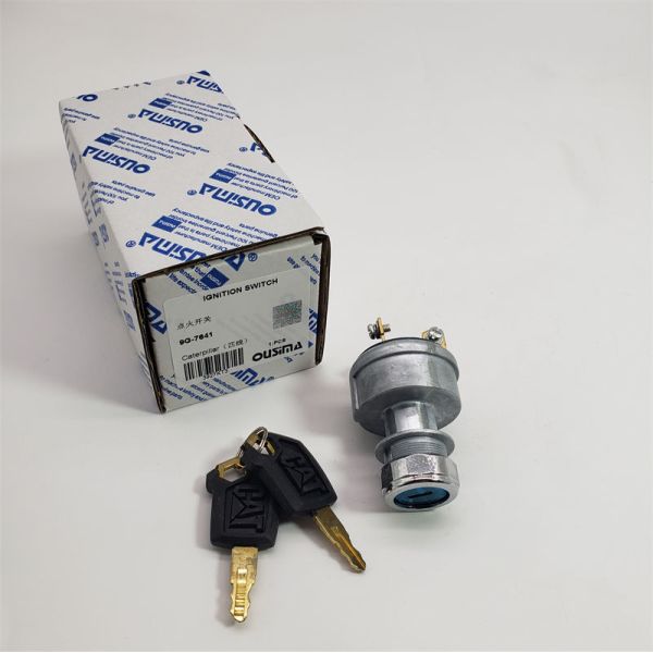Excavator Ignition Switch 9G-7641 With Keys Fits For 924F 926 926E 928F 936F Starter Switch
