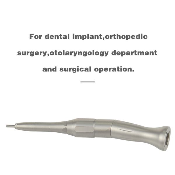 Нержавеющая сталь низкоскоростной стоматологической ручной части 0.4Mpa прямой хирургической ручной части