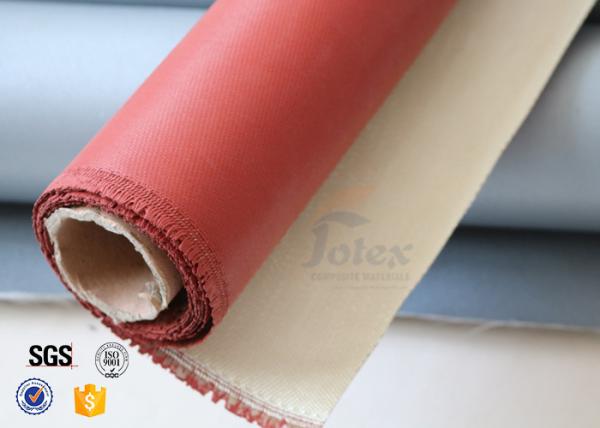 isolação elétrica alta revestida da tela 800℃ do silicone do silicone de 700Gsm 0.7mm