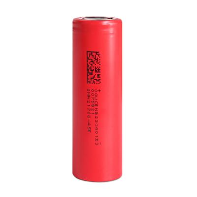 3C 4500mAh 21700 Cylindrical Lithium Ion Battery INR21700-45E For Electric Motor Car