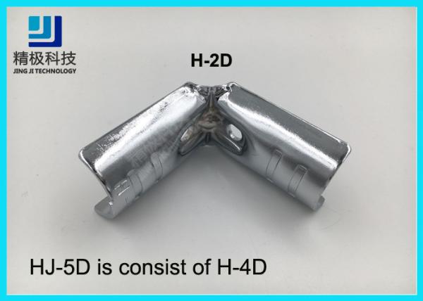 Worktable Chrome Pipe Connectors 5 Way Universal Metal Pipe Joints Union