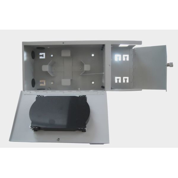 36-48Fo Indoor BOITIER & PBO COFFRET DE DISTRIBUTION D’ETAGE FTTH White grey color