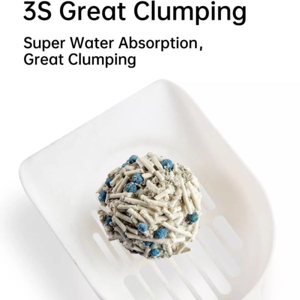 Arena para gatos mixta natural 100% biodegradable y sin polvo