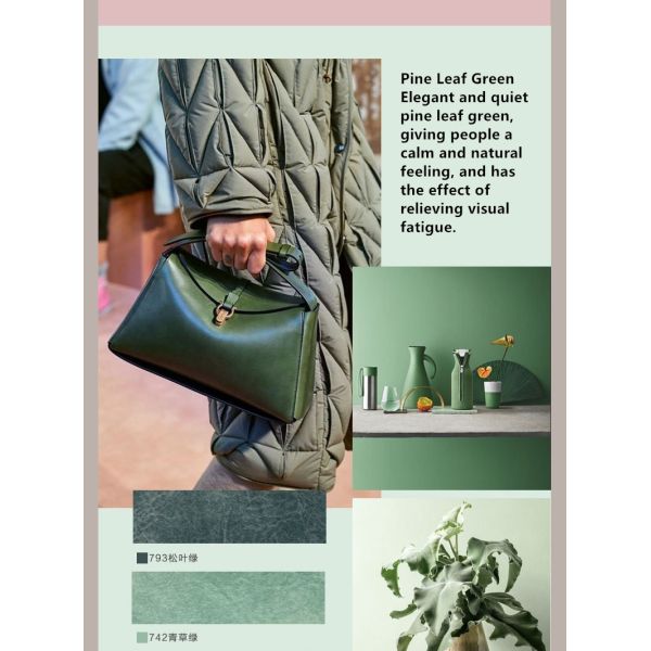 Bolsas blandas de cuero falso de PVC de grano de elefante de tejido de cuero vintage retro