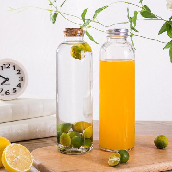 Food Grade Airtight Soft Drink Bottle Leak Proof Airtight Glass Bottles