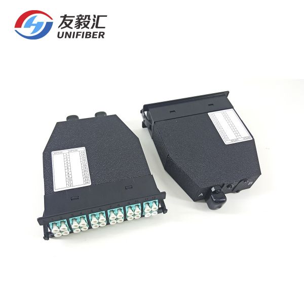 2x12F MPO To LC Duplex LC OM3 MPO MTP Cassette Module