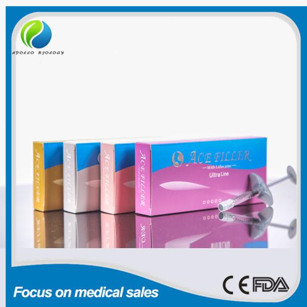 long lasting hyaluronic acid gel injection dermal filler ACEFILLER dermal filler 1ml 2ml