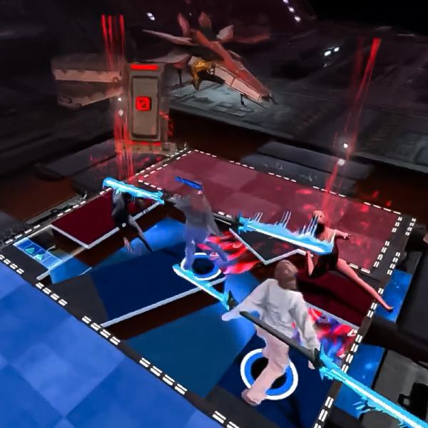 Indoor Activate Game Interactive Projection Laser Sword Digital Motion  AR Theme