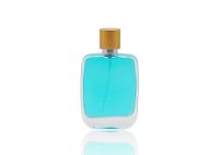 Bouteille de parfum cosmétique carrée de la forme 50ml avec la rupture FEA15 sur la pompe de parfum