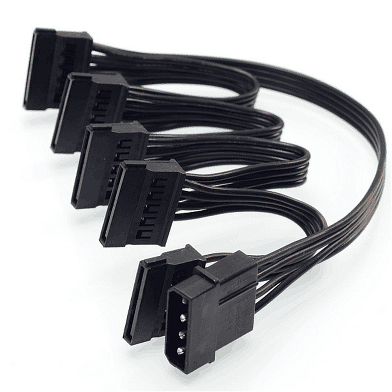 Пламя силового кабеля переходника PCIE GPU Minig Pin Sata 15 - retardant