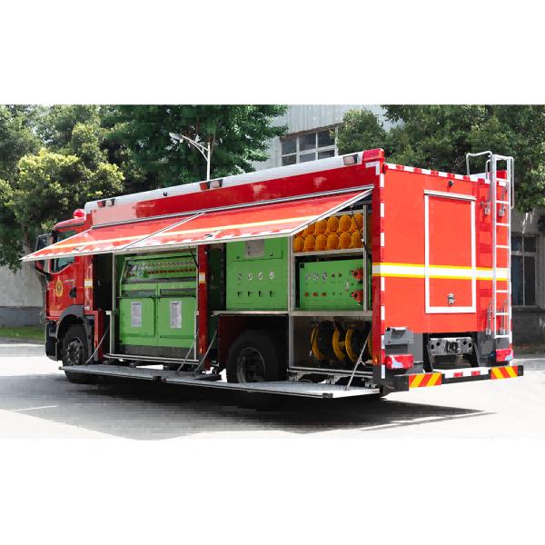 Lighting System-Equipped MAN 1800L Compressed Air Supply Fire Truck for Fast Response in Emergency Situations
