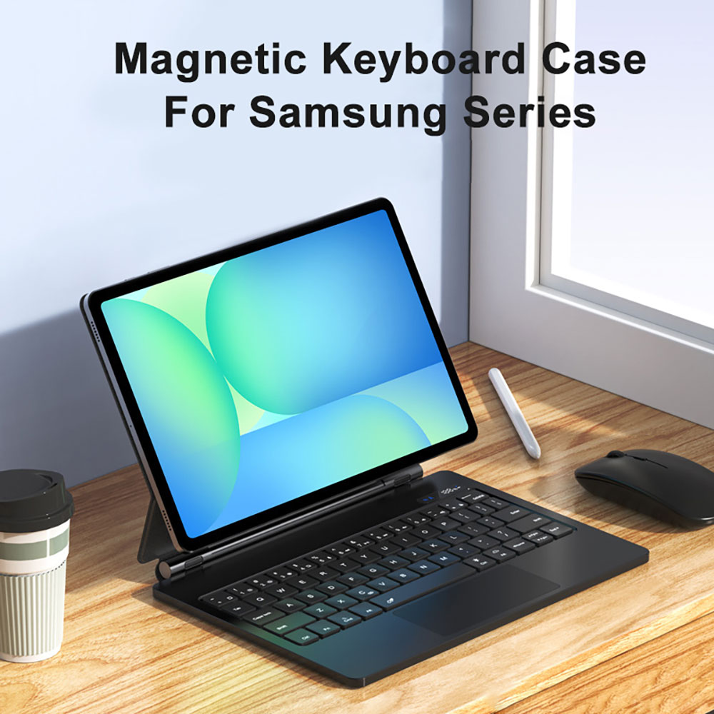 Wholesale BT Magnetic Magic Keyboard Scissor Keys with Digital Power Display for Samsung Galaxy Tab S7+/S8+/S9+/S10+/S7 FE/S9 FE
