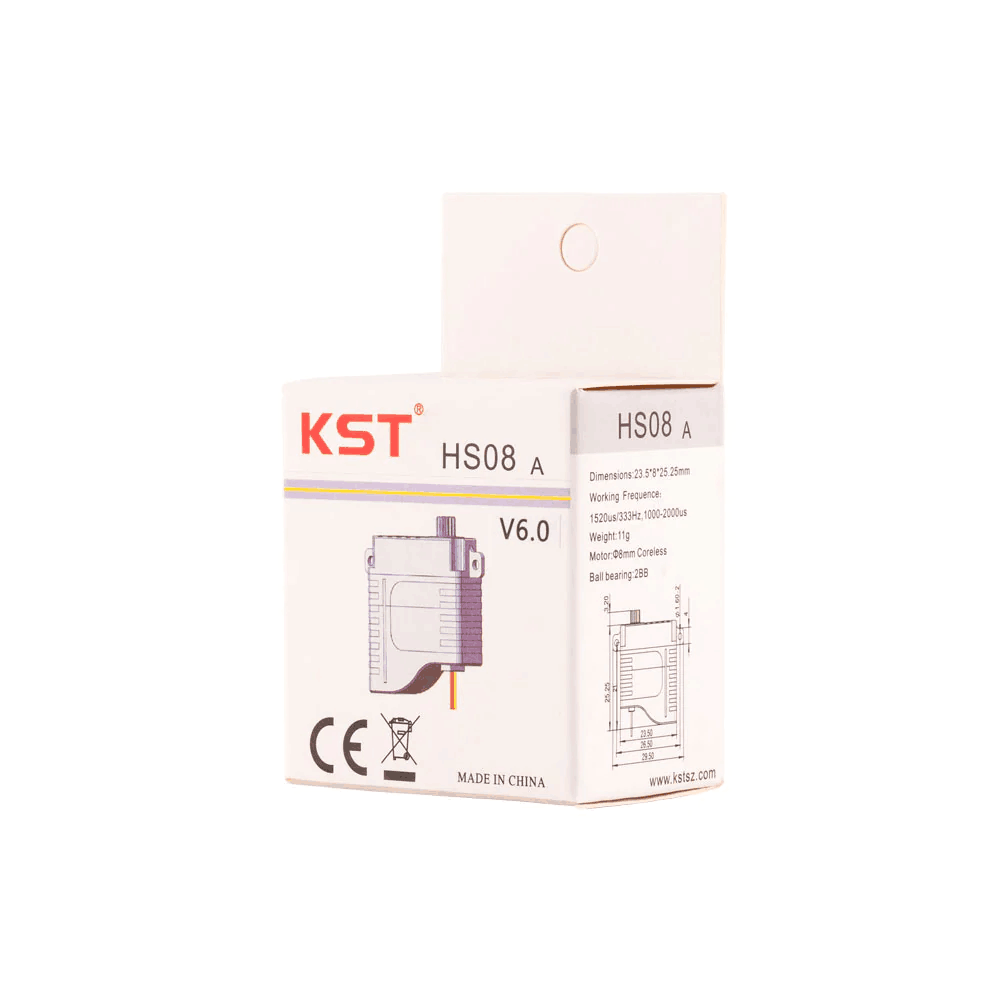 Hot Sales KST HS08-A HV Digital Metal Gear Lightweight 5.2kg.cm 0.11sec High-performance High Power RC Gliders Drone Pilots