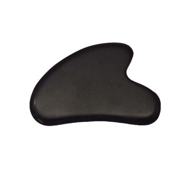 Heart Shape Bian Stone Jade Guasha Stone Gua Sha Tools with Timing Control Function and 78*54*5mm Measurement