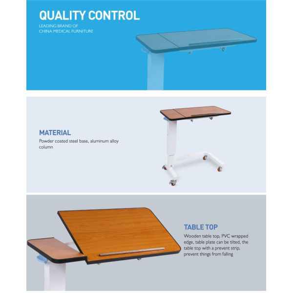 Hospital Overbed Dining Table