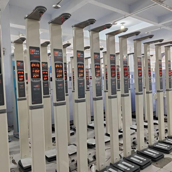 Ultrasonic BMI Height and Weight Scale for Hospital 300kg Capacity Measuring Human Body