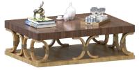 Mesa de centro europea de madera sólida 1000*750*450m m del estilo de la robustez del roble