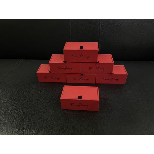 Personalized Cufflink Packaging 85*45*35mm Size Custom Logo and Color Options