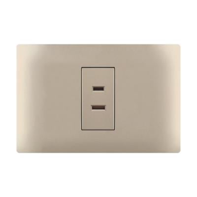 Electrical American Plug Socket 1 Gang , High Performance Wall Power Socket