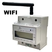 mètre à télécommande électrique 0.3kg 2W monophasé de mètre intelligent d'énergie de 55Deg Wifi