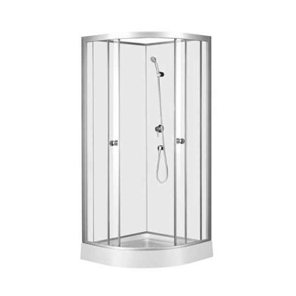 900*900*2150mm Aluminium Alloy Frame Toughened Glass Shower Cabin