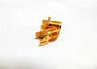 12.4GHz SMA RF Coaxial Connectors PCB Mount Edge SMA Bulkhead Jack Solder Type