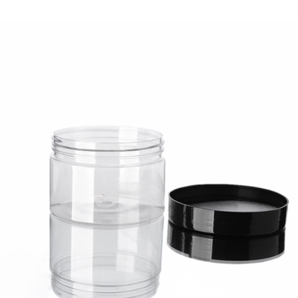 1.76oz Plastic Cosmetic Containers PET 8 Oz Recylable Amber
