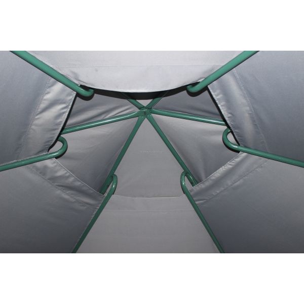 Outdoor Waterproof Garden Canopy Pergola with Customized Colors Hexagonal Double Roof