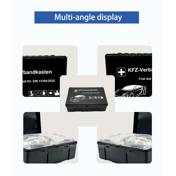 ABS PP Vehicle First Aid Kit Box Road First Aid Bag Automotive Class I