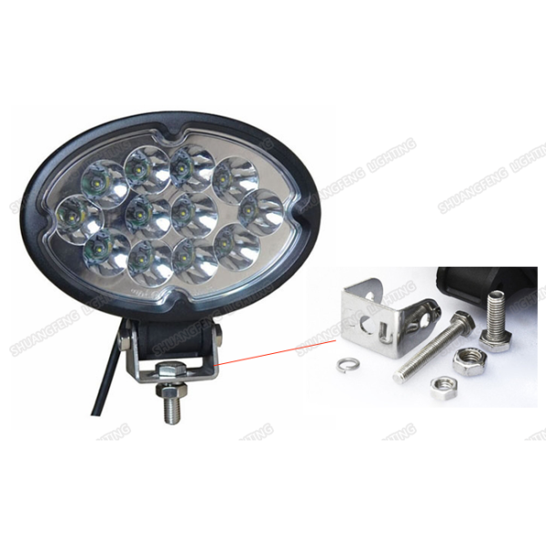 Professional 36w 7 Inch Off Road LED Work Lights Automobile Parts 175mm * 157 mm * 77mm