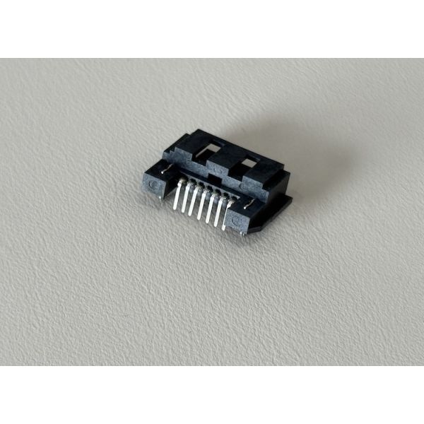 13 Pin SATA board mount connector, 1.27mm pitch vertical SMT PCB connector for high speed data transmission, HDD / SSD storage, industrial electronic server customization