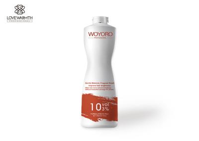 Companheiro material branco da cor do cabelo, salão de beleza profissional colaborador de 10 volumes