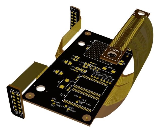 Делать доски PCB ENIG 1.6mm твердый гибкий делает вашу собственную монтажную плату