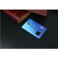 Interface 7816 portative sûre visuelle d'expert en logiciel Chip Passive Fingerprint Payment Card
