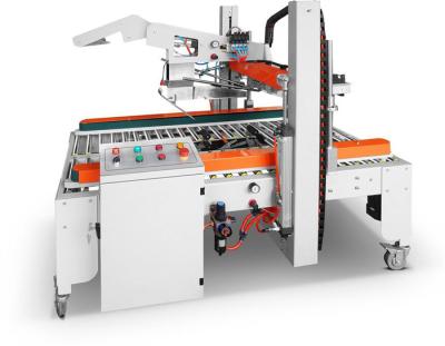 Flap Folding Automatic Case Sealer Machine Side Belt Drive Carton Tape Sealer