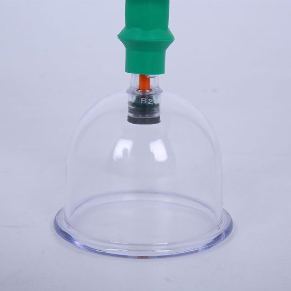 18 Pieces Chinese Body Cupping Jars Kit for Suction Cupping Massage Therapy Medical Massage Cupping Sets