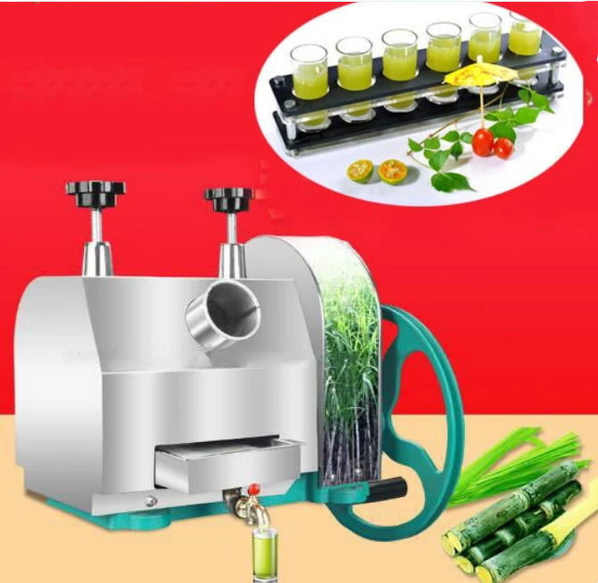 Sugar Cane Squeezer Stainless Steel Hand manual actuó la caña de azúcar Juice Machine