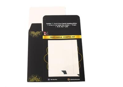 Les boîtes en carton pliables de impression commerciales, les boîtes de empaquetage de vernis à ongles