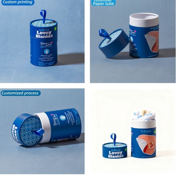 Suitable for custom paper tubes for high-end baby care toilet paper, car wipes, etc.